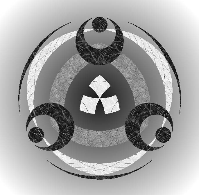Avec trois jeux de 10 cercles