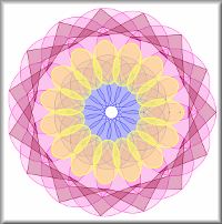 mandala en couleur